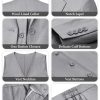 Women's 3 Piece Suit Lady Business Casual Office One Button Slim Fit Blazer Jacket Vest Pants Set