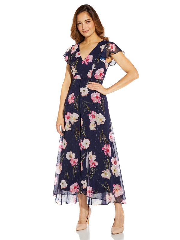 81OgPWsBJ2L.jpg womens Floral Print Metallic Jumpsuit