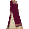 81RdZcWy9OL.jpg Women's Georgette Net Embroidery Salwar Suit Set Kurta Lehenga with Dupatta