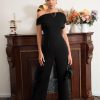81Vc9yz4KqL.jpg Women's Casual Sleeveless Off Shoulder Wide Leg Long Pant Jumpsuits