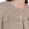 A1BjxG5sZmL.jpg Women's Crop Stretch Texture Long Sleeve Jacket